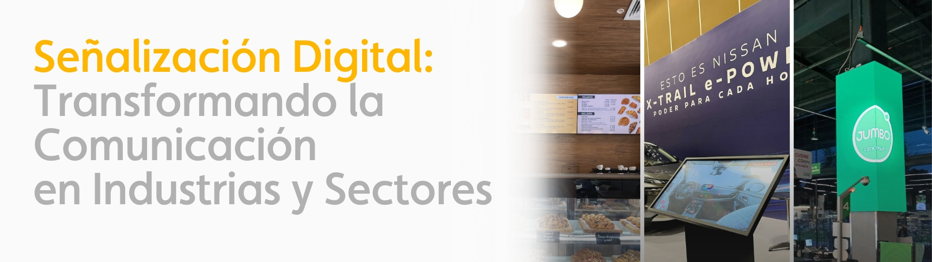 Señalización Digital en Industrias y Sectores