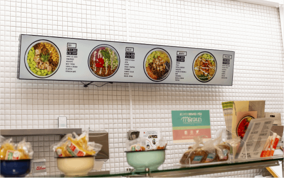 menús digitales para restaurante POKE