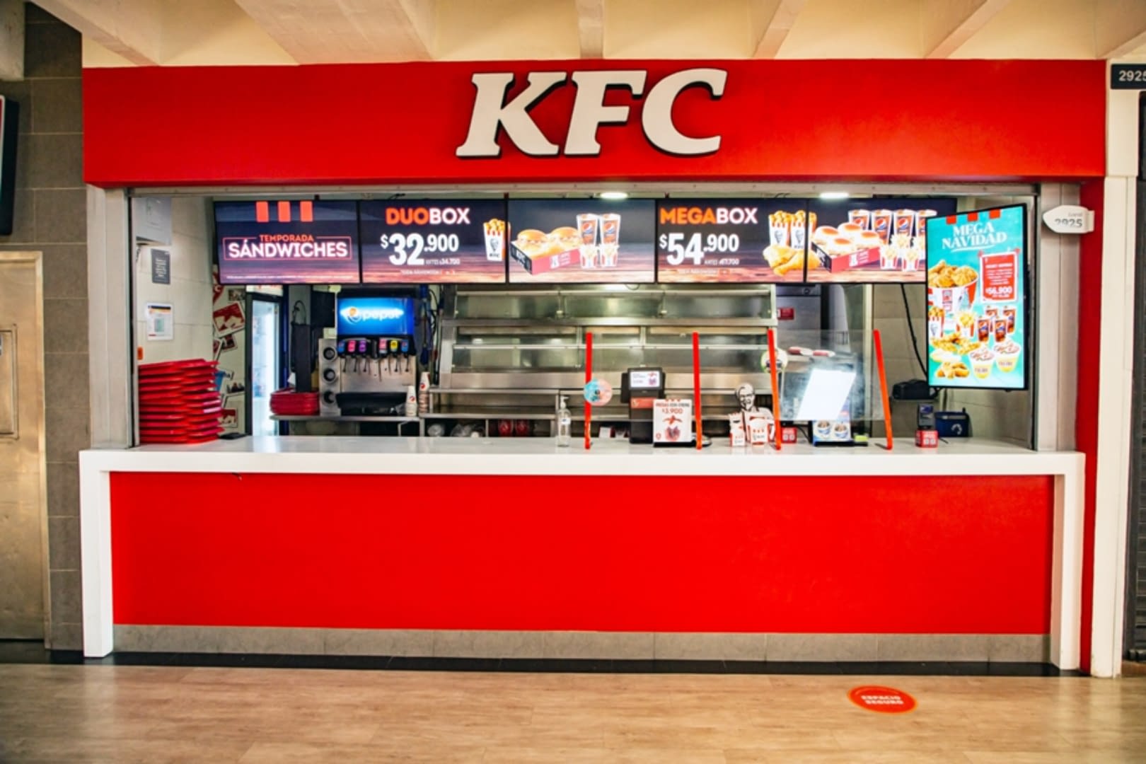 Pantallas para menús digitales - KFC
